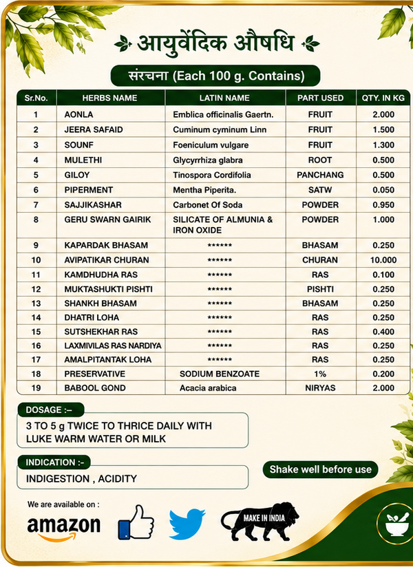 AGNISHAMAN (GRANULES)
